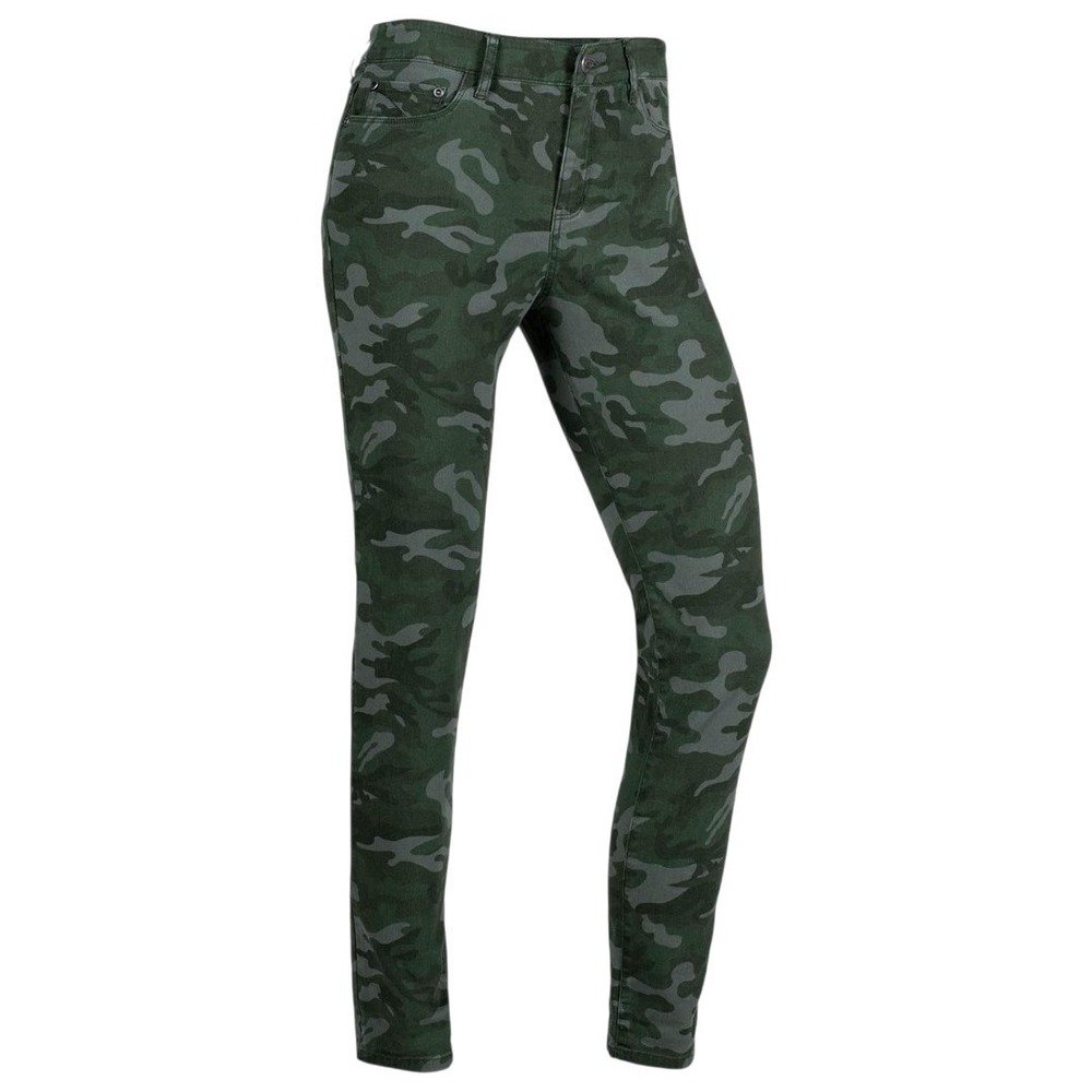 NWT Mountain Khakis Size 12 R Women's Slim Fit Green Camo Twill Pants New W Tags